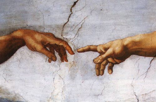 A Criao de Ado (detalhe) - Miguelangelo
